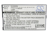 Battery for Acer Tempo DX650 848WS00575, BT.00101.001, BT.00107.001 3.7V Li-ion 