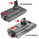 Battery for Dyson SV14 V11 Total Clean 299820, 970145-02, SV14 25.2V Li-ion 4200
