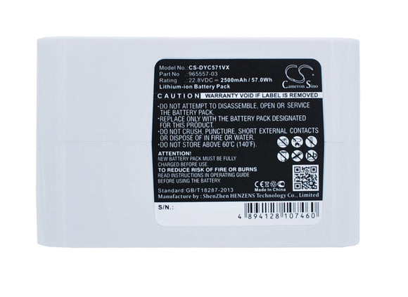 Battery for Dyson DC35 Multi floor 202932-02, 917083-01, 965557-03, Type-B 22.8V