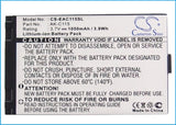Battery for Emporia Telme C100 AK-C115 3.7V Li-ion 1050mAh / 3.89Wh