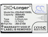 Battery for Emporia Telme X200 AK-C150 3.7V Li-ion 900mAh / 3.33Wh
