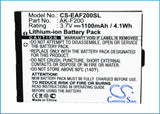 Battery for Emporia Telme Flip AK-F200, AK-F200(V1.0) 3.7V Li-ion 1100mAh / 4.07