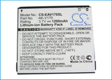 Battery for Emporia AK-V170 AK-V170 3.7V Li-ion 1200mAh / 4.44Wh