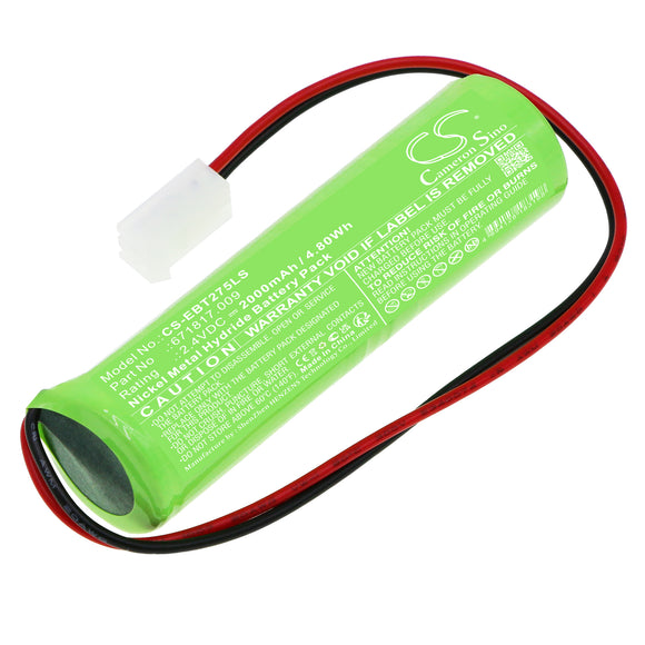 Battery for ELUBAT swiss 275 602 671817.009 2.4V Ni-MH 2000mAh / 4.80Wh