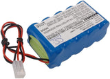 Battery for Cardipia 800C 12V Ni-MH 2000mAh / 24.00Wh
