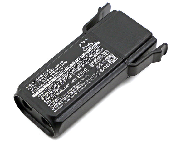 Battery for ELCA GENIO-M 04.142, 0401BA000109, 0401BA000113, PINC-GEH 7.2V Ni-MH