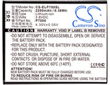 Battery for Elephone Precious P7000 P7000 3.8V Li-ion 2200mAh / 8.36Wh