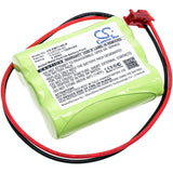 Battery for Cooper LPZ70RWH  CUSTOM-93 3.6V Ni-MH 1800mAh / 6.48Wh