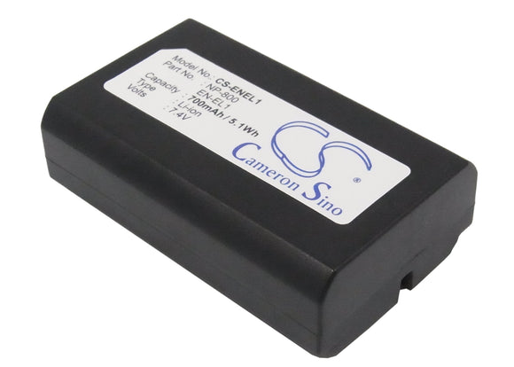 Battery for Nikon Coolpix 5700 EN-EL1 7.4V Li-ion 700mAh