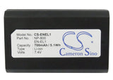 Battery for MINOLTA DG-5W NP-800 7.4V Li-ion 700mAh