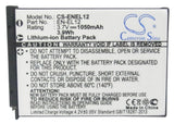 Battery for Nikon Coolpix S620 EN-EL12 3.7V Li-ion 1050mAh / 3.89Wh