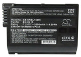 Battery for Nikon Coolpix D7000 EN-EL15, EN-EL15A 7V Li-ion 2000mAh / 14.00Wh