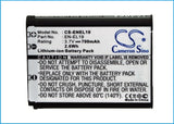 Battery for Nikon Coolpix S4400 EN-EL19 3.7V Li-ion 700mAh / 2.59Wh