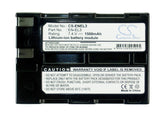 Battery for Nikon D70s EN-EL3, EN-EL3a 7.4V Li-ion 1300mAh