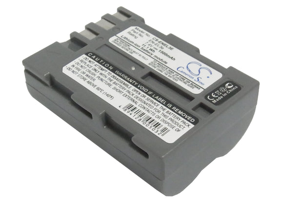 Battery for Nikon D70 EN-EL3e 7.4V Li-ion 1500mAh / 11.1Wh