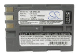 Battery for Nikon D700 EN-EL3e 7.4V Li-ion 1500mAh / 11.1Wh