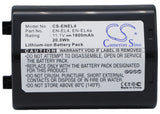 Battery for Nikon D2H EN-EL4, EN-EL4a, EN-EL4e 11.1V Li-ion 1800mAh / 19.9Wh