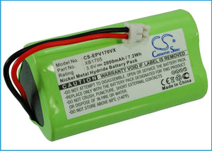Battery for Shark V1705i XB1705 3.6V Ni-MH 2000mAh / 7.20Wh