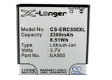Battery for Sony Ericsson Xperia ZR LTE AB-0300, AGPB010-A002, BA950 3.7V Li-ion
