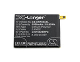 Battery for Sony Ericsson F8332 1305-6549, LIS1632ERPC 3.8V Li-Polymer 2850mAh /