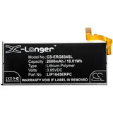 Battery for Sony SO-01K LIP1645ERPC 3.85V Li-Polymer 2600mAh / 10.01Wh