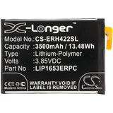 Battery for Sony SM22  308-3586, LIP1653ERPC 3.85V Li-Polymer 3500mAh / 13.48Wh