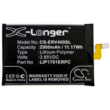 Battery for Sony SOV40 1315-7600, LIP1701ERPC 3.85V Li-Polymer 2900mAh / 11.17Wh