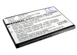 Battery for NTT DoCoMo ASO29038 SO04 3.7V Li-ion 1500mAh / 5.6Wh