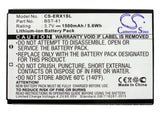 Battery for Sony Ericsson Xperia X1 BST-41 3.7V Li-ion 1500mAh / 5.6Wh