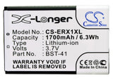 Battery for Sony Ericsson Xperia X2a BST-41 3.7V Li-ion 1700mAh / 6.29Wh