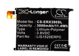 Battery for Sony Ericsson Xperia ZU LTE 1270-8451.2, 1ICP3/82/95, LIS1520ERPC 3.