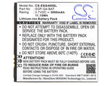 Battery for Evolveo StrongPhone Q4 SGP-Q4-BAT 3.7V Li-ion 3000mAh / 11.10Wh