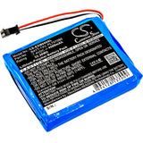 Battery for Extech Ms6200 BATT-74V, PL707080 7.4V Li-Polymer 4500mAh / 33.30Wh