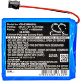 Battery for Extech Ms6060 BATT-74V, PL707080 7.4V Li-Polymer 4500mAh / 33.30Wh