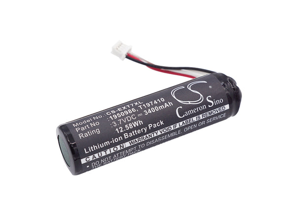 Battery for Flir i3 1950986, T197410, T198470ACC, T199376ACC 3.7V Li-ion 3400mAh