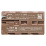 Battery for Panasonic DX-1 7.4V Li-ion 5200mAh / 38.48Wh
