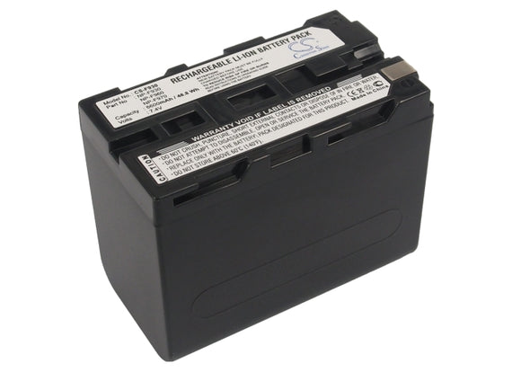Battery for Sony CCD-TR717E NP-F930, NP-F930/B, NP-F950, NP-F950/B, NP-F960, NP-