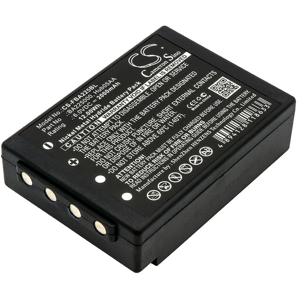 Battery for HBC Radiomatic Eco 005-01-00615, BA205000, BA205030, BA206000, BA206