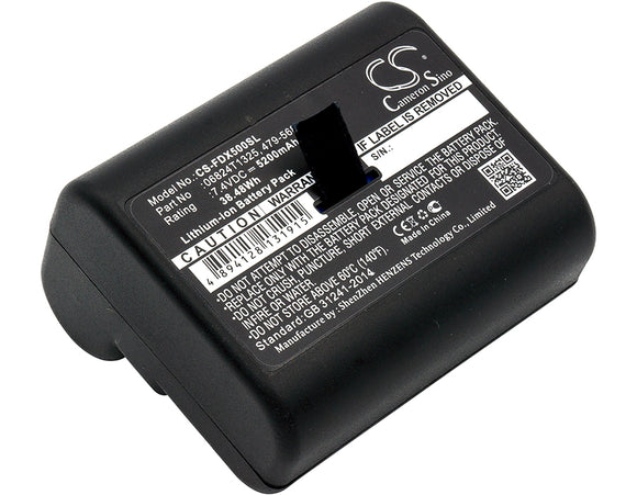 Battery for Fluke DSX Versiv 06824T1325, 479-568, MBP-LION 7.4V Li-ion 5200mAh /