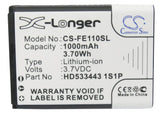Battery for Fiio E11 HD533443 1S1P 3.7V Li-ion 1000mAh / 3.70Wh