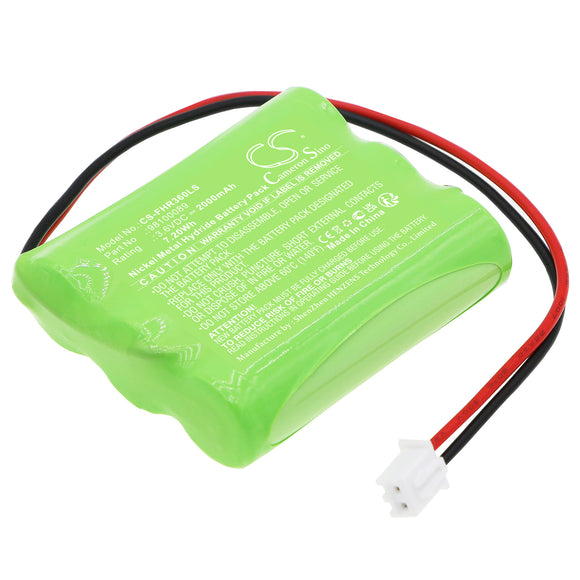 Battery for Fischer AP-0360-0100-AA-NC-01 98100089 3.6V Ni-MH 2000mAh / 7.20Wh