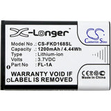 Battery for Fukuda EK-168G FL-1A 3.7V Li-ion 1200mAh / 4.44Wh