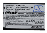 Battery for Falk IBEX 30 CPF-1035, CP-FU-NP60-1100CM 3.7V Li-ion 1100mAh / 4.07W