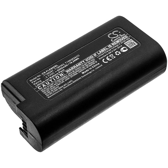 Battery for Flir E40bx T198487, T199363, T199363ACC 3.7V Li-ion 5200mAh / 19.24W