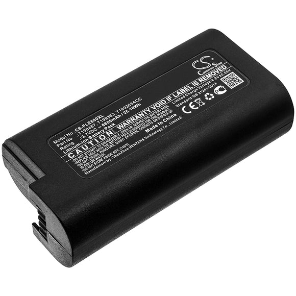 Battery for Flir E40bx T198487, T199363, T199363ACC 3.7V Li-ion 6800mAh / 25.16W