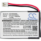 Battery for Franklin EST-4016 0D01004506PA0 3.7V Li-Polymer 450mAh / 1.67Wh