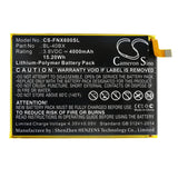 Battery for Infinix Note 2  BL-40BX 3.8V Li-Polymer 4000mAh / 15.20Wh