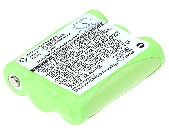 Battery for TRILITHIC TR3 3.6V Ni-MH 2500mAh / 9.00Wh
