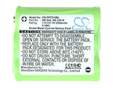 Battery for TRILITHIC TR-3 3.6V Ni-MH 2500mAh / 9.00Wh