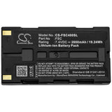 Battery for Fuji FSCS10A4-00Y FSC 7.4V Li-ion 2600mAh / 19.24Wh